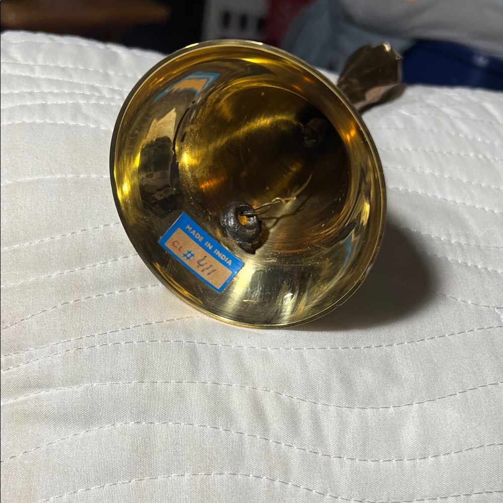 Gold Brass Hand Bell
